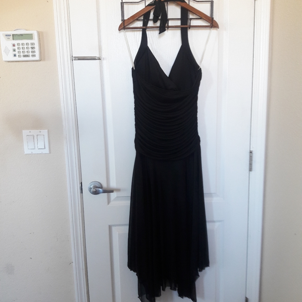 Black Halter Dress - Picture 4 of 8